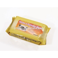 disposable househld & bathroom cleaning wet wipes degreasing brightening wet wipes for kitchen & bathroom welcome OEM/ODM